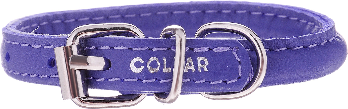 Ошейник для собак CoLLaR Glamour, цвет: фиолетовый, диаметр 6 мм, обхват шеи 17-20 см22269 Ошейник для собак CoLLaR Glamour, цвет: фиолетовый, диаметр 6 мм, обхват шеи 17-20 см22269Ошейник для собак CoLLaR Glamour, выполненный из натуральной кожи, устойчив к влажности и перепадам температур. Крепкие металлические элементы делают ошейник надежным и долговечным. Изделие отличается высоким качеством, удобством и универсальностью. Размер ошейника регулируется при помощи пряжки, зафиксированной на одном из 3 отверстий. Минимальный обхват шеи: 17 см. Максимальный обхват шеи: 20 см. Диаметр ошейника: 6 мм.