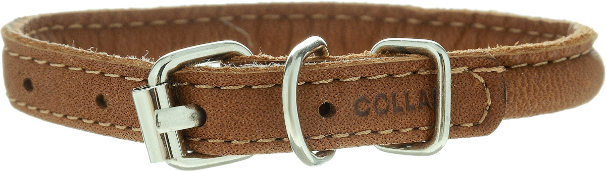 Ошейник для собак CoLLaR SOFT, цвет: коричневый, диаметр 0,8 см, обхват шеи 20-25 см22316 Ошейник для собак CoLLaR SOFT, цвет: коричневый, диаметр 0,8 см, обхват шеи 20-25 см22316Ошейник CoLLaR SOFT изготовлен из кожи, устойчивой к влажности и перепадам температур. Ошейник идеально подойдет для длинношерстных пород собак. Клеевой слой, сверхпрочные нити, крепкие металлические элементы делают ошейник надежным и долговечным. Изделие отличается высоким качеством, удобством и универсальностью. Размер ошейника регулируется при помощи металлической пряжки. Имеется металлическое кольцо для крепления поводка. Ваша собака тоже хочет выглядеть стильно! Модный ошейник с уплотнением по всей длине не только не будет натирать шею вашему любимцу, но и станет для питомца отличным украшением и выделит его среди остальных животных. Минимальный обхват шеи: 20 см. Максимальный обхват шеи: 25 см. Диаметр: 0,8 см.