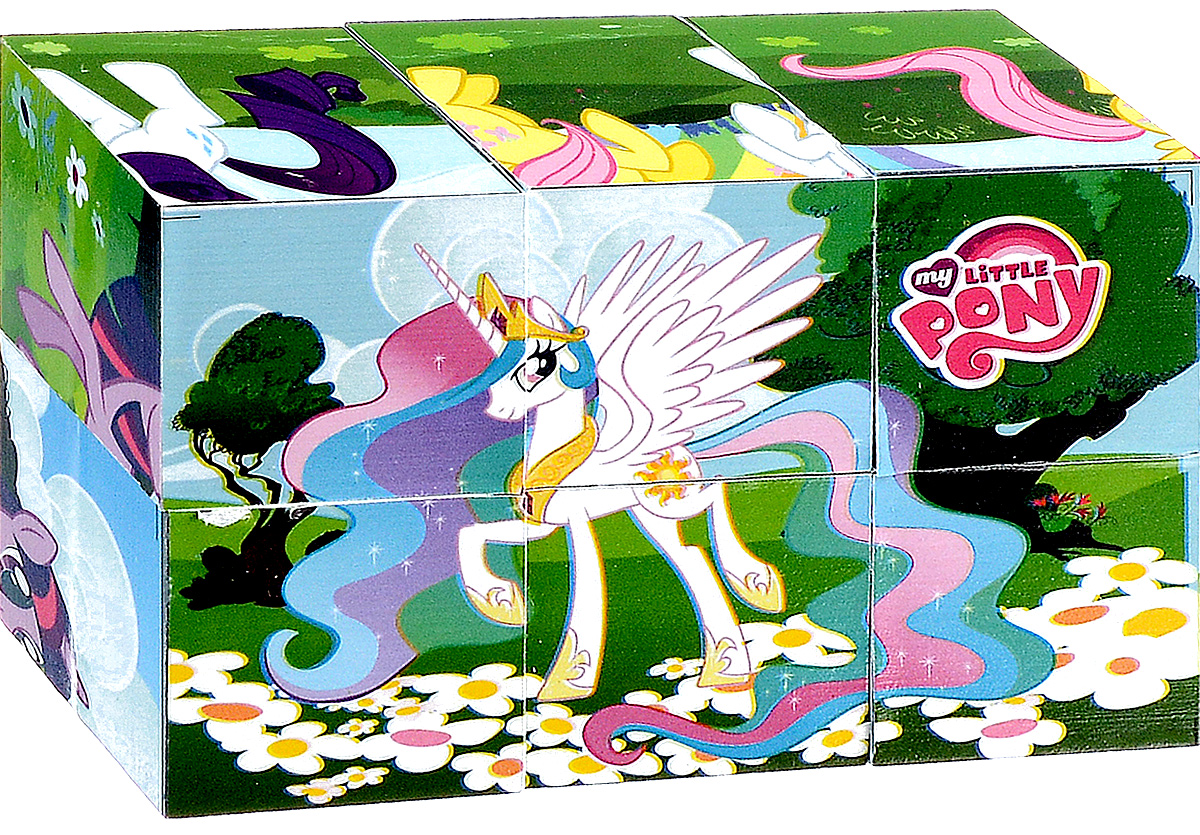 Играем вместе Кубики My Little Pony 0110601106 Играем вместе Кубики My Little Pony 0110601106С помощью шести кубиков Играем вместе My Little Pony ребенок сможет собрать целых шесть красочных картинок с изображением сюжетов из любимого мультфильма. Кубики - самая популярная и самая необходимая игрушка для малыша. Игра с кубиками развивает зрительное восприятие, наблюдательность и внимание, мелкую моторику рук и произвольные движения. Ребенок научится складывать целостный образ из частей, определять недостающие детали изображения. Это прекрасный комплект для развлечения и времяпрепровождения с пользой для малыша.