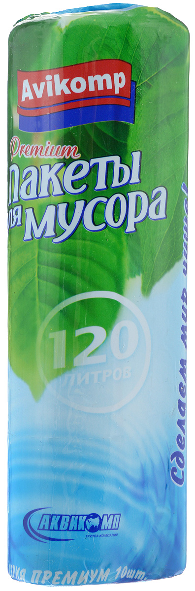 Мешки для мусора Avikomp Premium, 120 л, 10 шт9050_голубой Мешки для мусора Avikomp Premium, 120 л, 10 шт9050_голубойХозяйственные мешки Avikomp Premium предназначены для упаковки пищевых и непищевых отходов. Изготовлены из надежного и прочного полиэтилена низкого давления. Объем мешков: 120 л. Количество мешков: 10 шт.