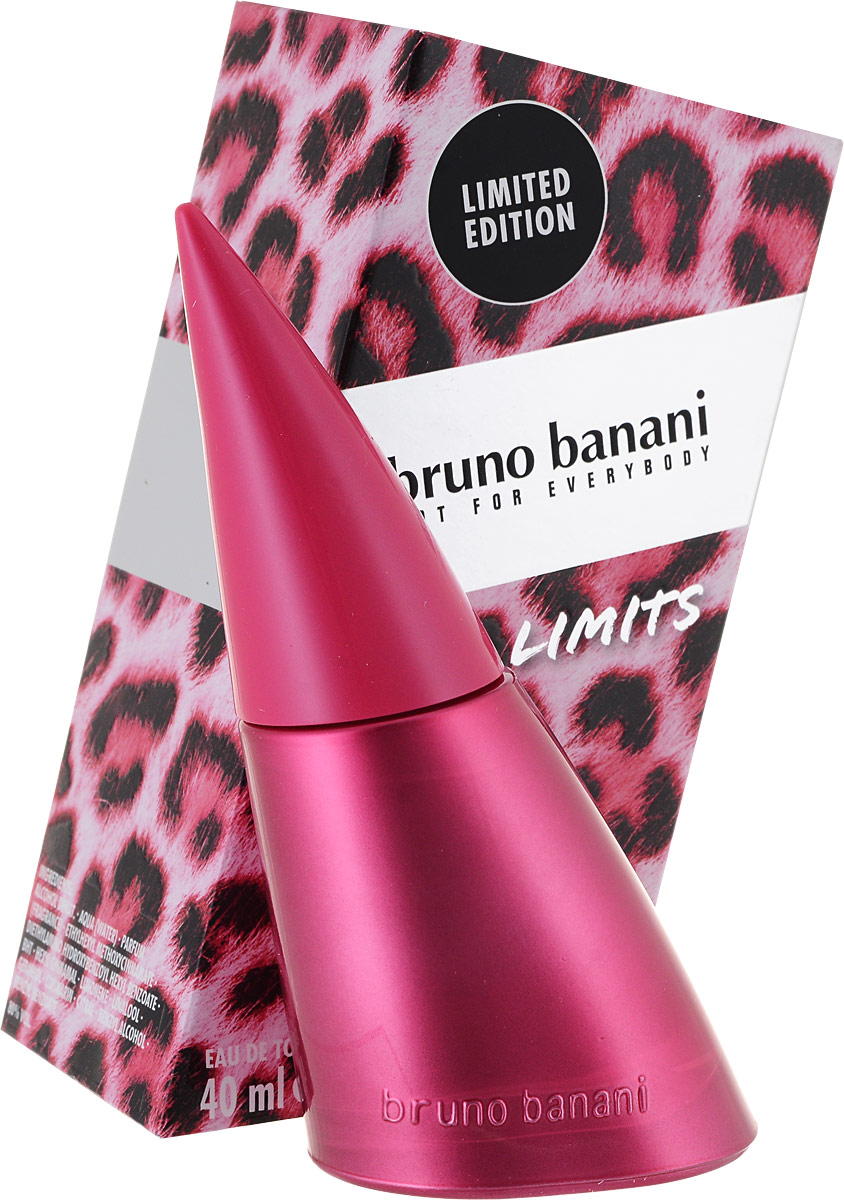 Bruno Banani No Limits - туалетная вода женская 40мл8005610269429 Bruno Banani No Limits - туалетная вода женская 40мл8005610269429Верхние ноты Черная смородина, Мандарин, Бархатцы Сердечные ноты Жасмин Самбак, Цветы персикового дерева, Ландыш Базовые ноты Какао, Ваниль, Малина Насыщенные ноты Бархатцев в сочетании с сочным мандарином и яркостью черной смородины раскрываются, придавая аромату мерцающий ореол дикой природы. Утонченность цветов персикового дерева, пробуждающая сила какао, притягательная загадочность ванили и жизнерадостные ноты малины воспевают невинную опасность настоящей женственности