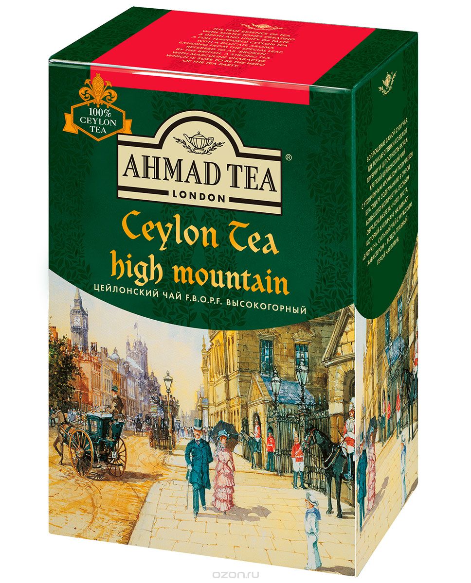Ahmad Tea Ceylon Tea F.B.O.P.F. черный чай, 90 г1306-3 Ahmad Tea Ceylon Tea F.B.O.P.F. черный чай, 90 г1306-3Воплощение самой сути чая, где тонкие оттенки создают глубину и целостность вкуса. Крепкий цейлонский чай с утонченным ароматом получается благодаря содержанию в смеси большого количества особым образом разрезанного листа, который англичане называют броукен. Сильный чай Ahmad Ceylon Tea F.B.O.P.F с мужским характером - всегда главный герой чаепития.