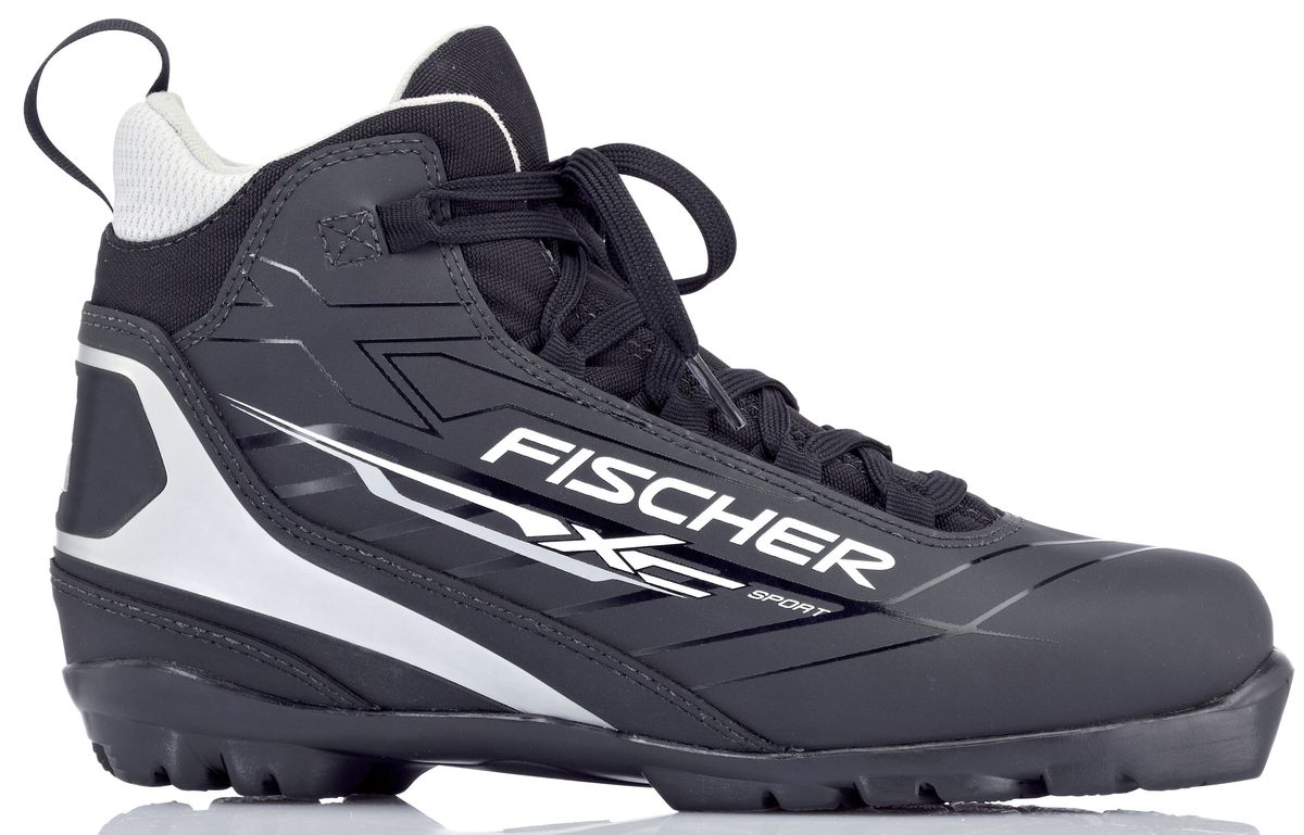 Ботинки лыжные беговые Fischer XC Sport Black, цвет: черный, желтый, белый. S23513. Размер 45S23513 Ботинки лыжные беговые Fischer XC Sport Black, цвет: черный, желтый, белый. S23513. Размер 45S23513Для прогулок на лыжах. Комфортная модель с подошвой средней жесткости, практичной шнуровкой и удобной колодкой. Ботинок легко надевается благодаря широкому раскрытию. INTERNAL MOLDED HEEL CAP Внутренняя пластиковая вставка анатомической формы в пяточной части. Очень легкая и термоформируемая. EASY ENTRY LOOPS Широкое раскрытие ботинка и практичная петля на пятке облегчают надевание/ снимание ботинок. CLEANSPORT NXT Специальная пропитка подкладки и стелек ботинок. Система из полезных микробов, которые устраняют неприятный запах. T3 Полиуретановая подошва с хорошей гибкостью, устойчивая к износу при ходьбе. Также используется в детских ботинках. SPORT FIT CONCEPT Для каждой целевой группы разработан свой тип колодки, который обеспечивает наилучший комфорт при катании и максимальную передачу энергии.
