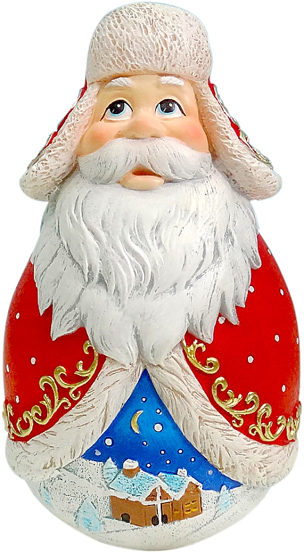 Фигурка-неваляшка новогодняя Mister Christmas Дед Мороз, высота 11 см. DKMB-03DKMB-03 Фигурка-неваляшка новогодняя Mister Christmas Дед Мороз, высота 11 см. DKMB-03DKMB-03Новогодняя фигурка-неваляшка Mister Christmas Дед Мороз выполнена из высококачественного полистоуна. Изделие представлено виде Деда Мороза с густыми усами и бородой, он одет в шубу и шапку-ушанку. Игрушка изготовлена полностью вручную, что делает ее не только оригинальным, но эксклюзивным сувениром. Такая фигурка оформит интерьер вашего дома или офиса в преддверии Нового года. Кроме того, это отличный вариант подарка для ваших близких и друзей. Высота: 11 см.