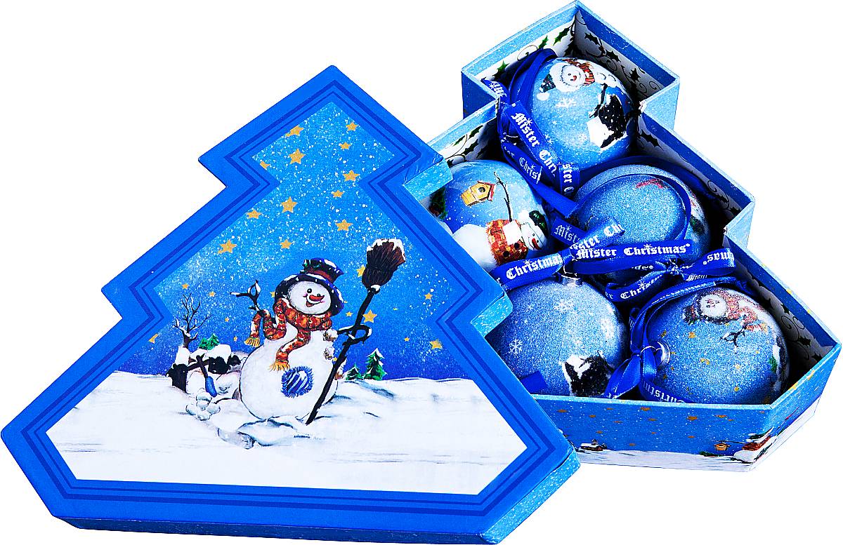 Набор новогодних подвесных украшений Mister Christmas Папье-маше, диаметр 7,5 см, 6 шт. PM-27-6TPM-27-6T Набор новогодних подвесных украшений Mister Christmas Папье-маше, диаметр 7,5 см, 6 шт. PM-27-6TPM-27-6TНабор из 6 подвесных украшений Mister Christmas Папье-маше прекрасно подойдет для праздничного декора новогодней ели. Изделия, выполненные из бумаги и покрытые несколькими слоями лака, очень прочные и легкие. Такие шары создадут единый стиль в оформлении не только ели, но и интерьера вашего дома. В наборе игрушки имеют глянцевую поверхность и покрытые мелкой пластиковой крошкой. Все изделия оснащены атласной ленточкой с логотипом бренда Mister Christmas для подвешивания. Такие украшения станут превосходным подарком к Новому году, а так же дополнят коллекцию оригинальных новогодних елочных игрушек.