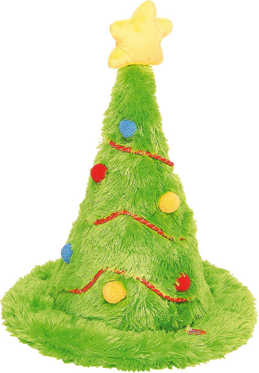 Игрушка новогодняя Mister Christmas Елка, электромеханическая, высота 42 смSL-HAT Игрушка новогодняя Mister Christmas Елка, электромеханическая, высота 42 смSL-HATНовогодняя электромеханическая игрушка Mister Christmas Елка послужит оригинальным подарком в преддверии Нового года. Игрушка-шапка, выполненная из искусственного меха, внешне очень напоминает новогоднюю елку: приятный зеленый цвет, новогодние гирлянды, разноцветные шарики и желтая звезда на макушке создают всем знакомый образ. С легкого нажатия на кнопку волшебная игрушка начинает исполнять зажигательный рок-н-ролл и махать макушкой в такт звучащей музыке. Такое блистательное выступление не оставит вокруг себя равнодушных. Изделие работает от батареек (входят в комплект). Собираясь на празднование Нового года, прихватите с собой новогоднюю музыкальную игрушку Mister Christmas Елка, ведь это подарок, который говорит сам за себя! Высота игрушки: 42 см. Диаметр игрушка: 30 см.