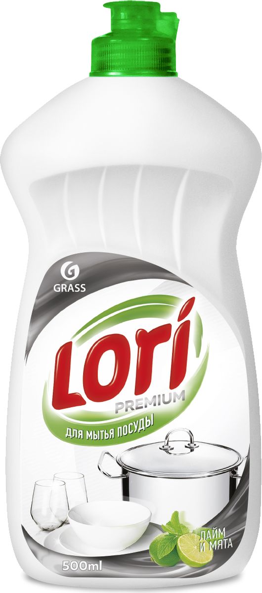 Средство для мытья посуды Grass "Lori Premium", 500 мл