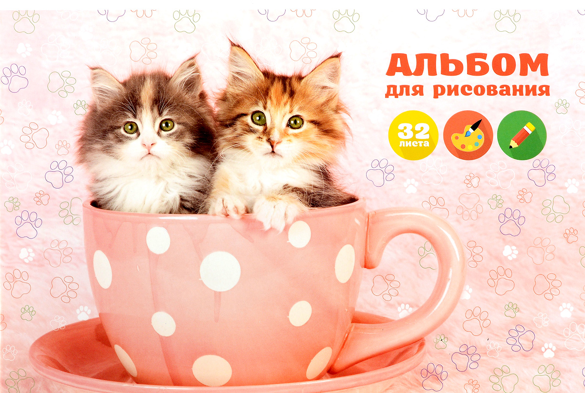ArtSpace Альбом для рисования So Cute 32 листаА32_9079 ArtSpace Альбом для рисования So Cute 32 листаА32_9079Альбом для рисования ArtSpace So Cute будет вдохновлять вашего ребенка на творческий процесс. Альбом изготовлен из белоснежной бумаги с яркой обложкой из плотного картона, оформленной изображением милых котят. Внутренний блок альбома состоит из 32 листов, соединенных скрепками. Высокое качество бумаги позволяет рисовать в альбоме различными типами красок, фломастерами, цветными и чернографитными карандашами, гелевыми ручками. Занимаясь изобразительным творчеством, ребенок тренирует мелкую моторику рук, становится более усидчивым и спокойным.