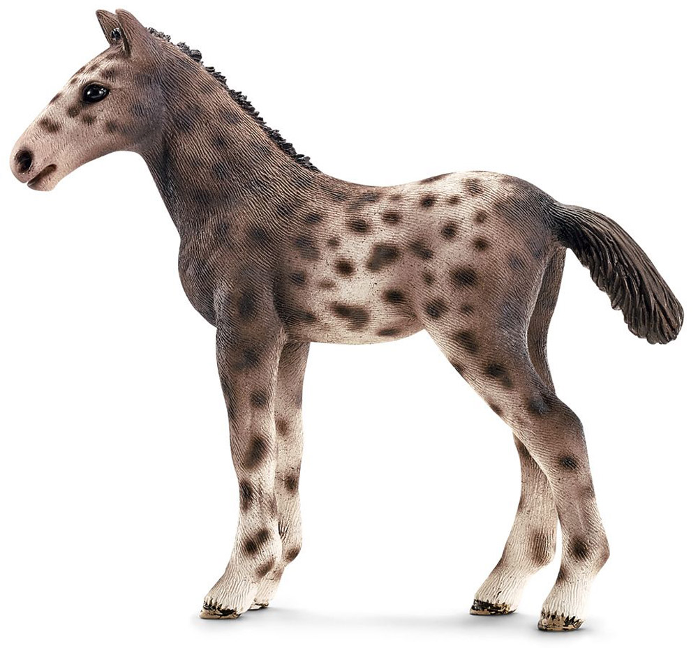 Schleich Фигурка Кнабструппер жеребенок13760 Schleich Фигурка Кнабструппер жеребенок13760Фигурка Кнабструппер в виде жеребенка обязательно понравится вашему ребенку и разнообразит его игру с лошадями Schleich. Порода лошадей Кнабструппер возникла в Дании и отличается прекрасной маневренностью, в связи с чем, их хотели использовать в качестве приемников тяжелых вооруженных коней. Сейчас эта порода широко применима для выездок и занятий верховой езды. Окрас лошадей породы Кнабструппер очень яркий, и специалисты выделяют пять цветовых вариантов пятен. Все фигурки Schleich выполнены из гипоаллергенных высокотехнологичных материалов, раскрашены вручную и не вызывают аллергии у ребенка. Прекрасно выполненные фигурки отличаются высочайшим качеством игрушек ручной работы. Все они создаются при постоянном сотрудничестве с Берлинским зоопарком, а потому являются максимально точной копией настоящих животных. Каждая фигурка разработана с учетом исследований в области педагогики и производится как настоящее произведение для маленьких детских ручек.