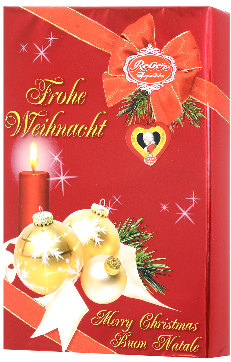 Reber Mozart шоколадные сердечки, 150 г1410108_новогодний дизайн Reber Mozart шоколадные сердечки, 150 г1410108_новогодний дизайнНабор шоколадных конфет Reber Mozart, выполненных в виде сердец, в подарочной упаковке. Конфеты из горького шоколада с начинкой из фисташкового марципана и трюфеля. Знаменитые своим исключительным качеством, оригинальностью и изысканным дизайном, конфеты Reber признаны настоящим сокровищем, принявшим форму маленьких подарков. Уважаемые клиенты! Обращаем ваше внимание, что полный перечень состава продукта представлен на дополнительном изображении.