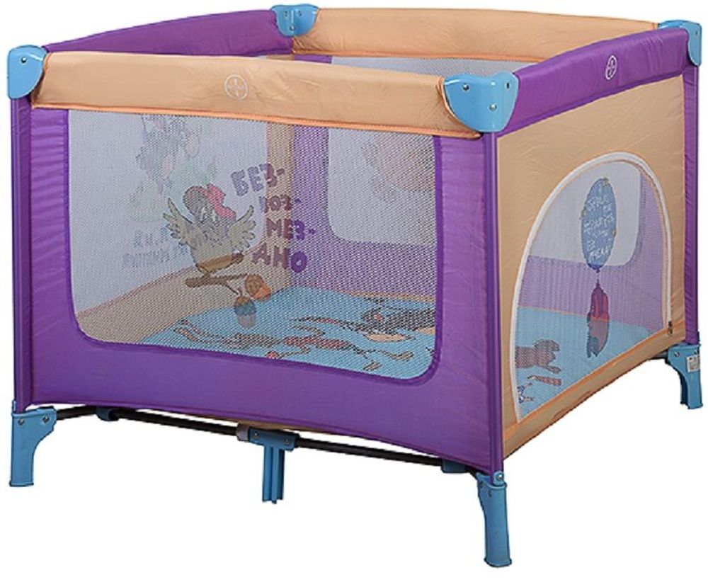 Bambini Манеж Союзмультфильм Caribu Винни Пух цвет синий, фиолетовый4615258692554 Bambini Манеж Союзмультфильм Caribu Винни Пух цвет синий, фиолетовый4615258692554Манеж Bambini Caribu компактный и очень удобный, он ограничит пространство Вашего малыша в целях его безопасности. Незаменим в поездках и на даче, легко складывается в компактную сумочку, которая идет в комплекте. Не займет много места в машине. Сделан из легко моющегося материала Основные характеристики: быстрый и безопасный механизм складывания-раскладывания манежа боковой лаз для ребенка центральная ножка жесткое дно сумка для переноски замок-фиксатор на дне яркая расцветка изготовлен из прочных антибактериальных тканей для детей до 3 лет размеры: 93x93х76
