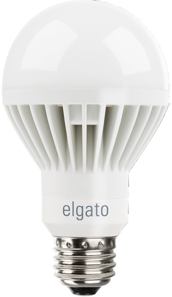 Elgato Avea Bulb умная лампаEL-1SL108101000 Elgato Avea Bulb умная лампаEL-1SL108101000Умная лампочка Elgato Avea Bulb умеет подключаться к устройствам на базе iOS через Bluetooth, давая пользователю возможность управлять освещением в комнате (можно выбирать различную температуру свечения лампочки — доступно семь динамических сцен и цветов). С помощью одного устройства (iPhone 4S и выше, iPod Touch 5 и выше или iPad 3 и выше) пользователь может управлять массивом таких лампочек по всему дому, а также задавать различные настройки освещения. Также есть функция будильника, когда 7-Вт LED-лампочка включается на максимум света (430 люмен — эквивалентно 40 Вт лампочке накаливания).