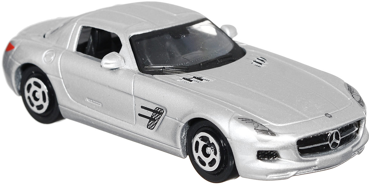 ТехноПарк Модель автомобиля Mercedes-Benz SLS AMG цвет серебристыйDISPLAY MIX ТехноПарк Модель автомобиля Mercedes-Benz SLS AMG цвет серебристыйDISPLAY MIXМодель автомобиля ТехноПарк Mercedes-Benz SLS AMG - это миниатюрная копия настоящей машины. Выполненная из высококачественных материалов, она обязательно понравится не только ребенку, но и взрослому. Игрушечная модель оснащена металлическим корпусом и подвижными колесами. Машинка является отличным подарком для юного гонщика. Во время игры с такой машинкой у ребенка развиваются мелкая моторика рук, фантазия и воображение.