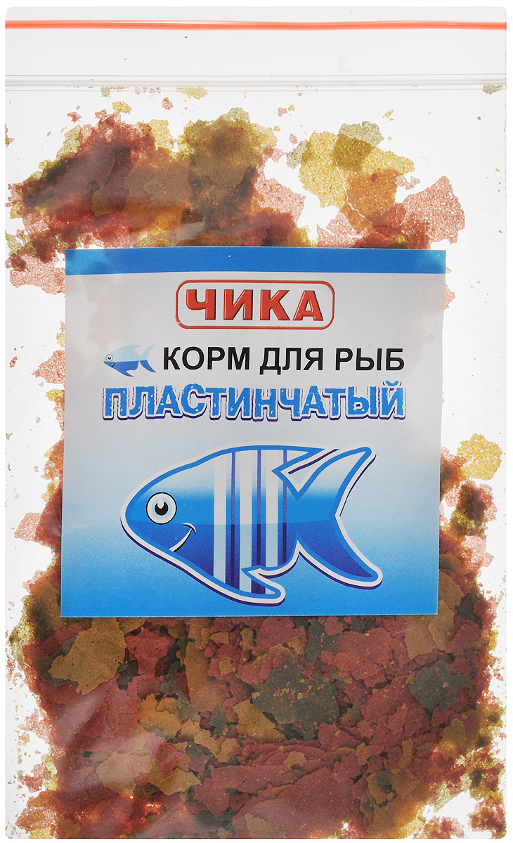 Корм для рыб Чика, пластинчатый, 85 мл. 46070450602884607045060288 Корм для рыб Чика, пластинчатый, 85 мл. 46070450602884607045060288Хлопьевидный корм для рыб Чика - это высококачественный корм, состоящий из натуральных, растительных и животных ингредиентов. Уникальность этого корма заключается в том, что за счет содержания в нем натуральных вытяжек и добавок природных продуктов, он улучшает у рыб обмен веществ и аппетит, стимулирует яркость окраски. Хлопьевидный корм нельзя сыпать в воду прямо из банки. Рекомендуется брать его пальцами и разбрасывать по воде. Нормой считается количество корма, которое рыбы съедают за 2-3 минуты. При умеренном кормлении хлопьевидный корм не замутняет воду в аквариуме. Товар сертифицирован.