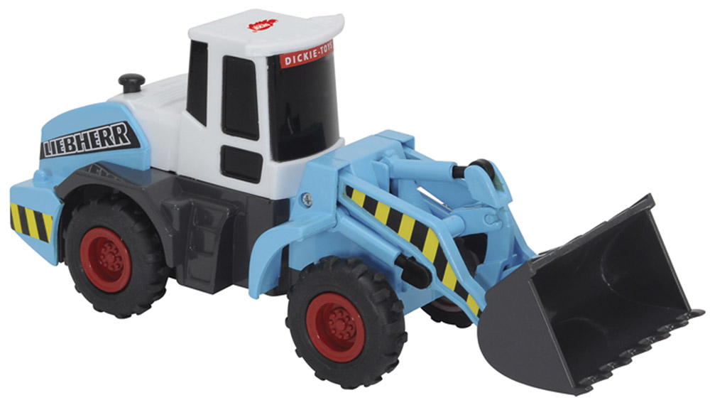 Dickie Toys Погрузчик Power Worker3722000_ковш Dickie Toys Погрузчик Power Worker3722000_ковшПогрузчик Dickie Toys Power Worker с подъемным механизмом непременно понравится вашему ребенку. Игрушка выполнена из прочного пластика. Погрузчик выглядит в точности как уменьшенная копия настоящей строительной техники. Ковш погрузчика может подниматься и опускаться. С этой игрушкой ваш малыш будет часами занят игрой. Порадуйте его таким замечательным подарком!