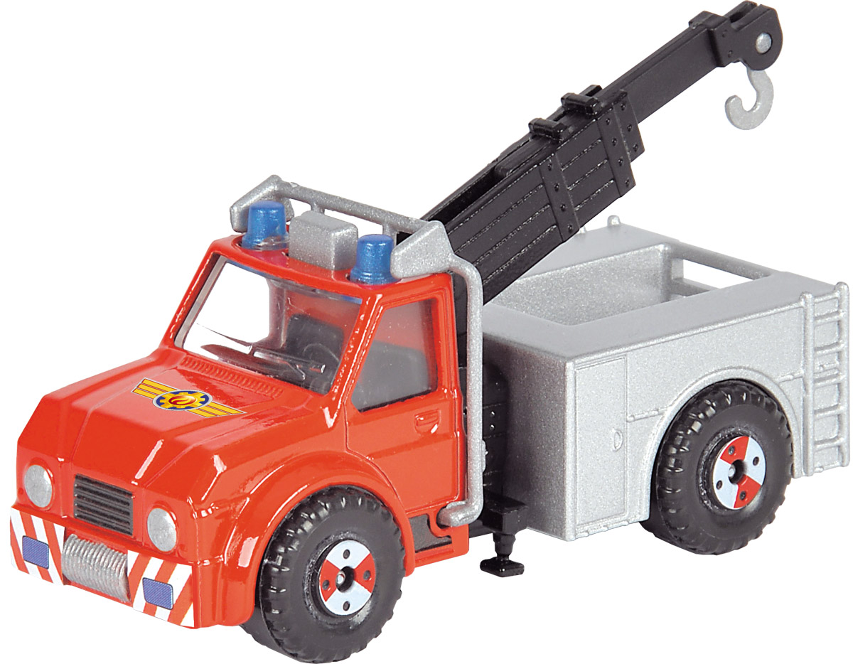 Dickie Toys Пожарная машинка Phoenix3093000_пожарная машина 2 Dickie Toys Пожарная машинка Phoenix3093000_пожарная машина 2Главный элемент технического оснащения пожарной команды - конечно, красная пожарная машина! Пожарная машина Dickie Toys Phoenix выполнена в реалистичном стиле и оснащена декоративными элементами - парой синих маячков, брандспойтом, окошками, закрытыми жалюзи. Кабина застеклена. Имеются 3 пары колес. Машинка изготовлена из прочных, качественных и безопасных материалов, аккуратно раскрашена яркими красками. Пополните коллекцию моделей пожарной техники другими игрушками из серии Пожарный Сэм и организуйте собственную пожарную станцию!