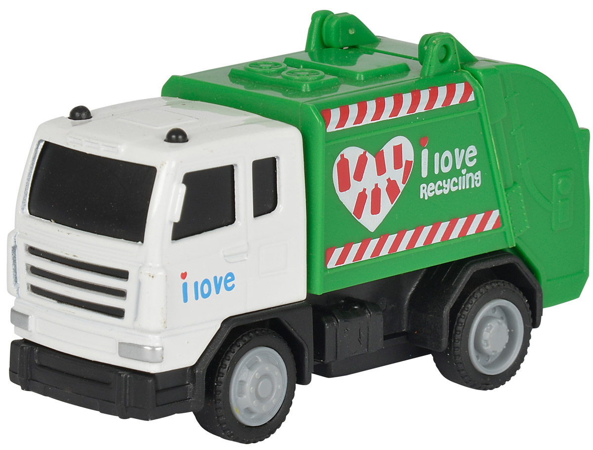 Dickie Toys Мусоровоз City Crew3340002_мусоровоз Dickie Toys Мусоровоз City Crew3340002_мусоровозМусоровоз Dickie Toys City Crew привлечет внимание вашего ребенка и не позволит ему скучать. Игрушка выполнена из прочного пластика в виде хорошо детализированного мусоровоза. Машинка оснащена свободным ходом, а кузов у нее поднимается. Ваш ребенок сможет часами играть с мусоровозом, придумывая разные истории. Порадуйте его таким замечательным подарком!