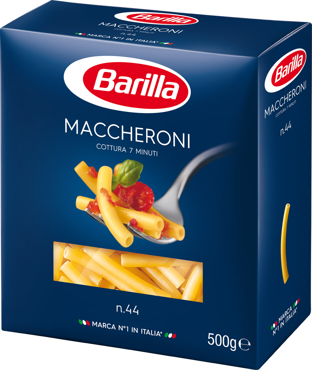 Barilla Maccheroni паста маккерони, 500 г8076808050440 Barilla Maccheroni паста маккерони, 500 г8076808050440По одной из версий, некий римский кардинал, увидев их впервые на своем столе, воскликнул: О, ма карони! (О, как мило!). Маккерони - классика итальянской гастрономии, самый известный формат пасты, давший название этой продуктовой категории во всем мире. Маккерони - один из традиционных видов пасты. Не слишком короткие, не слишком широкие - они идеально подходят для экспериментов на кухне. Благодаря такой форме их можно использовать как с легкими, так и с густыми томатными, овощными и мясными соусами. Идеальный формат пасты для гарнира, прекрасно сочетается с густыми томатными, овощными и мясными соусами. Дети очень любят эту пасту с сыром и беконом. Если вы хотите попробовать блюдо с более выраженным вкусом, то вместо ветчины возьмите копченый бекон, добавьте вяленые помидоры, острый перец и сбрызните оливковым маслом. Уважаемые клиенты! Обращаем ваше внимание на то, что упаковка может иметь несколько видов дизайна. Поставка...