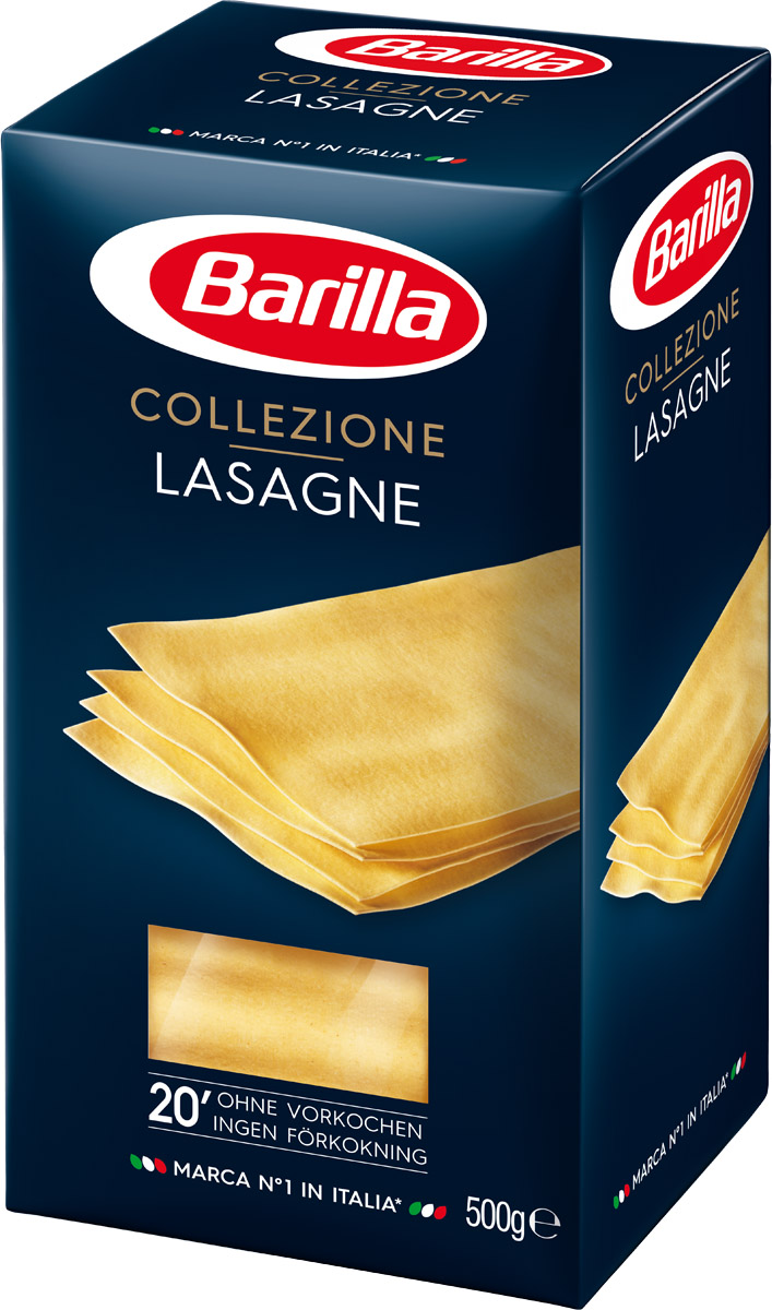 Barilla Lasagne Bolognesi лазанья, 500 г8076809523738 Barilla Lasagne Bolognesi лазанья, 500 г8076809523738Прямоугольные листы Лазаньи нарезаются из теста, раскатанного так тонко, что его текстура позволяет соусу равномерно распределиться по всей поверхности и в полной мере раскрыть вкус всех его ингредиентов. Болонья - город на севере Италии, который славится своим гостеприимством и разнообразием кулинарных традиций. Лазанья Болоньезе наилучшим образом отражает всю суть этого города и всю его страсть. Способ приготовления: Не требует предварительного отваривания; Выложите листы лазаньи на противень, чередуя их с соусом; Запекайте в духовке 20 минут. Уважаемые клиенты! Обращаем ваше внимание на то, что упаковка может иметь несколько видов дизайна. Поставка осуществляется в зависимости от наличия на складе.