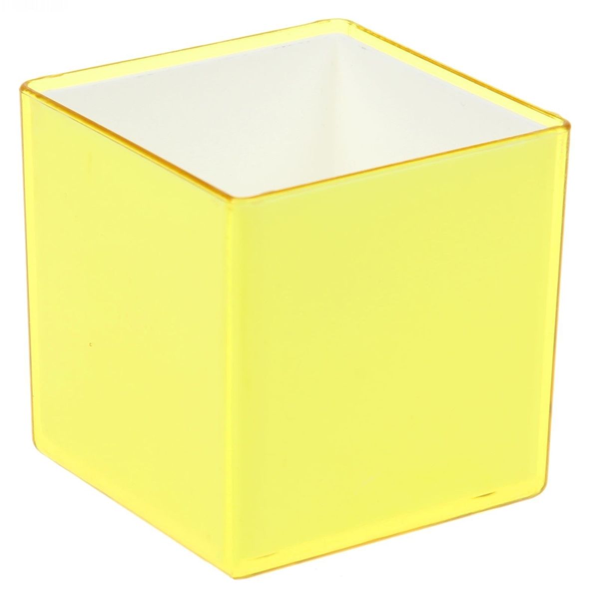 Кашпо JetPlast Мини куб, на магните, цвет: желтый, 6 x 6 x 6 см4612754050499 Кашпо JetPlast Мини куб, на магните, цвет: желтый, 6 x 6 x 6 см4612754050499Кашпо JetPlast Мини куб предназначено для украшения любого интерьера. Благодаря магнитной ленте, входящей в комплект, вы можете разместить его не только на подоконнике, столе или иной поверхности, а также на холодильнике и любой другой металлической поверхности, дополняя привычные вещи новыми дизайнерскими решениями. Кашпо можно использовать не только под цветы, но и как подставку для ручек, карандашей и прочих канцелярских мелочей. Размеры кашпо: 6 х 6 х 6 см.
