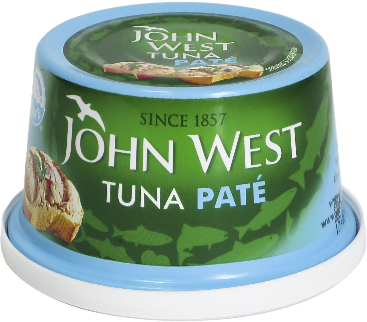 John West паштет из тунца, 125 г64808 John West паштет из тунца, 125 г64808Паштет из тунца с добавлением специй отличается деликатным вкусом.