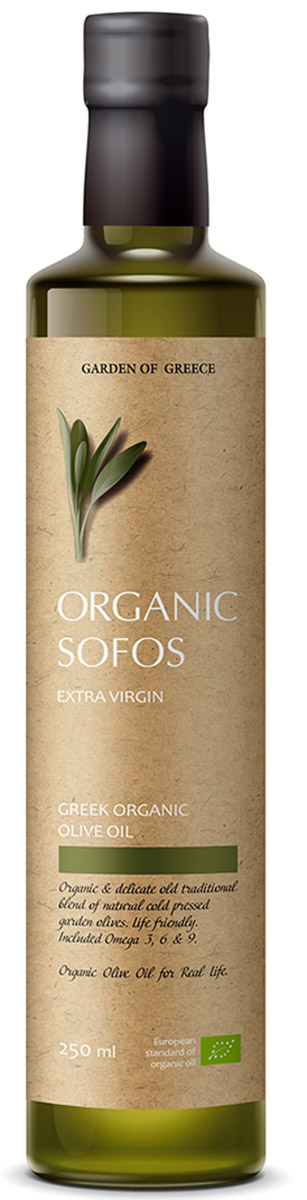 Sofos Organic Extra Virgin масло оливковое нерафинированное, 250 мл (Греция)0601813032450006 Sofos Organic Extra Virgin масло оливковое нерафинированное, 250 мл (Греция)0601813032450006Масло Organic Sofos (Греция): бесподобный аромат и оригинальный вкус! Масло сделано из зрелых оливок, правильно выращенных на лучших плантациях Греции. Первый холодный отжим дарит маслу терпкий аромат и тонкий вкус с нотками специй. Продукт успешно используется в кулинарии и косметологии. Organic Sofos (Греция) дарит новые ощущения настоящей жизни! Для удовольствия, бодрости, благополучия!