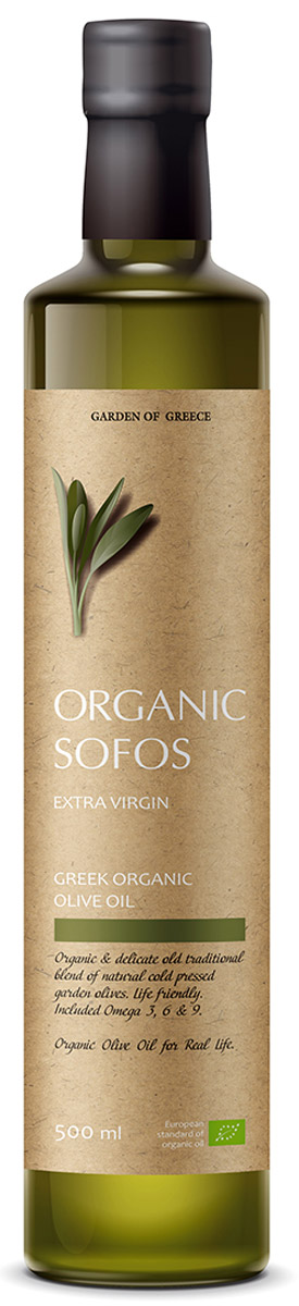 Sofos Organic Extra Virgin масло оливковое нерафинированное, 500 мл (Греция)0601813032450007 Sofos Organic Extra Virgin масло оливковое нерафинированное, 500 мл (Греция)0601813032450007Масло Organic Sofos (Греция): бесподобный аромат и оригинальный вкус! Масло сделано из зрелых оливок, правильно выращенных на лучших плантациях Греции. Первый холодный отжим дарит маслу терпкий аромат и тонкий вкус с нотками специй. Продукт успешно используется в кулинарии и косметологии. Organic Sofos (Греция) дарит новые ощущения настоящей жизни! Для удовольствия, бодрости, благополучия! Оливковое масло Organic Sofos – премиальный продукт по цене обычного. Полезный, привлекательный! Нужный!