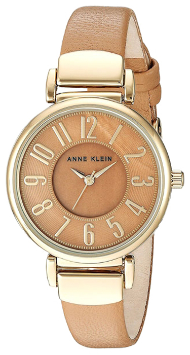 Наручные часы женские Anne Klein, цвет: бежевый, золотистый. 2156 TMDT2156 TMDT Наручные часы женские Anne Klein, цвет: бежевый, золотистый. 2156 TMDT2156 TMDTКорпус: металлический,с желтым ПВД-покрытием; диаметр: 30мм; Браслет: натуральная кожа, цвет: бежевый, Стекло: минеральное; Циферблат: перламутровый с арабскими цифрами, цвет: бежевый; Механизм: кварцевый. Водозащита 3АТМ.
