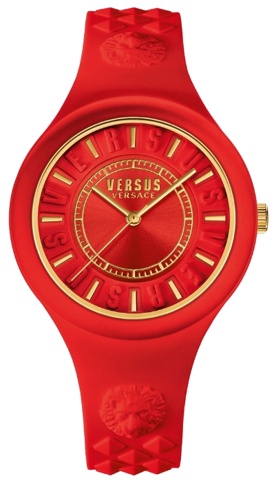 Наручные часы женские Versus Versace, цвет: красный. SOQ10 0016SOQ10 0016 Наручные часы женские Versus Versace, цвет: красный. SOQ10 0016SOQ10 0016Мех: Citizen 2035, 3-стрелочный кварц. Корпус: 39мм, пластиковое покрытие в цвет ремешка. Циферблат: цвет красный. Ремешок красный, силиконовый, объемный логотип в форме головы льва на уровне 12ч и 18. WR: 3 ATM. Силиконовая упаковка