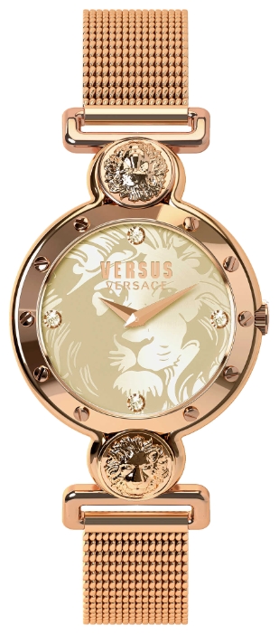 Наручные часы женские Versus Versace, цвет: золотой, белый. SOL09 0016SOL09 0016 Наручные часы женские Versus Versace, цвет: золотой, белый. SOL09 0016SOL09 0016Мех: Citizen 2025, 2-стрел кварц. Корпус: 34мм, нерж сталь, IPG. Циферблат: белый, принт-голова льва, кристаллы Swarovski на 12ч, 15ч, 18ч, 21ч,безель текстурный. Браслет: плетение из нерж стали, IPG,3В лого в форме головы льва на уровне 12ч и 18.WR:3ATM