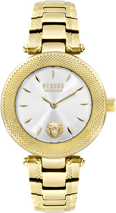 Наручные часы женские Versus Versace, цвет: золотой, белый. S7105 0016S7105 0016 Наручные часы женские Versus Versace, цвет: золотой, белый. S7105 0016S7105 0016Мех: Citizen 2025, 2-стрелочный кварц. Корпус: 36мм, нерж сталь IPG. Циферблат: цвет белый, голова льва на уровне 18ч, безель с текстурным декором. Браслет: нерж сталь IPG. WR: 3 ATM