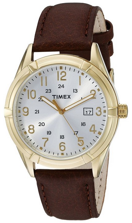 Наручные часы мужские Timex, цвет: коричневый. TW2P76600TW2P76600 Наручные часы мужские Timex, цвет: коричневый. TW2P76600TW2P76600Корпус 39мм, циферблат белого цвета, ремешок из натуральной кожи коричневого цвета, водозащита 3АТМ, дата, подсветка INDIGLO