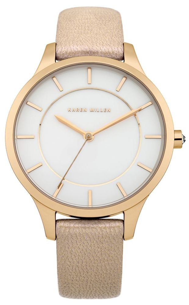 Наручные часы женские Karen Millen, цвет: розовый. KM133CAKM133CA Наручные часы женские Karen Millen, цвет: розовый. KM133CAKM133CAТрехстрелочный механизм Miyota 2035; Размер корпуса 34 mm; Минеральное стекло; Циферблат белого цвета; Камней нет; Ремень - натуральная кожа пудрового цвета; Водозащита 3 ATM