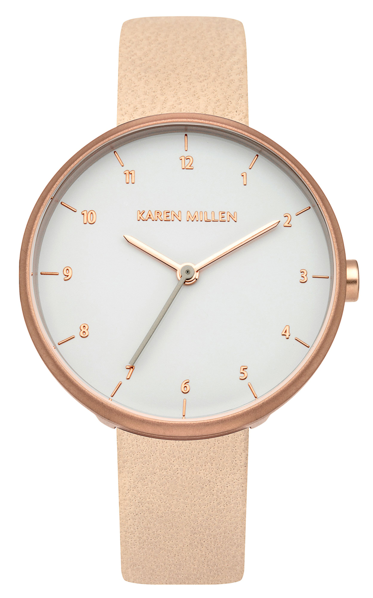 Наручные часы женские Karen Millen, цвет: розовый. KM135CRGKM135CRG Наручные часы женские Karen Millen, цвет: розовый. KM135CRGKM135CRG3-стрелочный механизм 2035;IP Rose Gold-покрытие; Размер корпуса 34 мм; Минеральное стекло; Белый глянцевый циферблат; Ремешок из натуральной кожи пудрового цвета; Водозащита 3 ATM