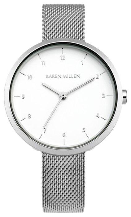 Наручные часы женские Karen Millen, цвет: серебряный. KM135SMKM135SM Наручные часы женские Karen Millen, цвет: серебряный. KM135SMKM135SMТрехстрелочный механизм Miyota 2035; IP Silver-покрытие; Полированный корпус; Размер корпуса 30,5 мм; Минеральное стекло; Бледно-серебристый циферблат; Mesh-браслет из нержавеющей стали; Водозащита 3 АТМ