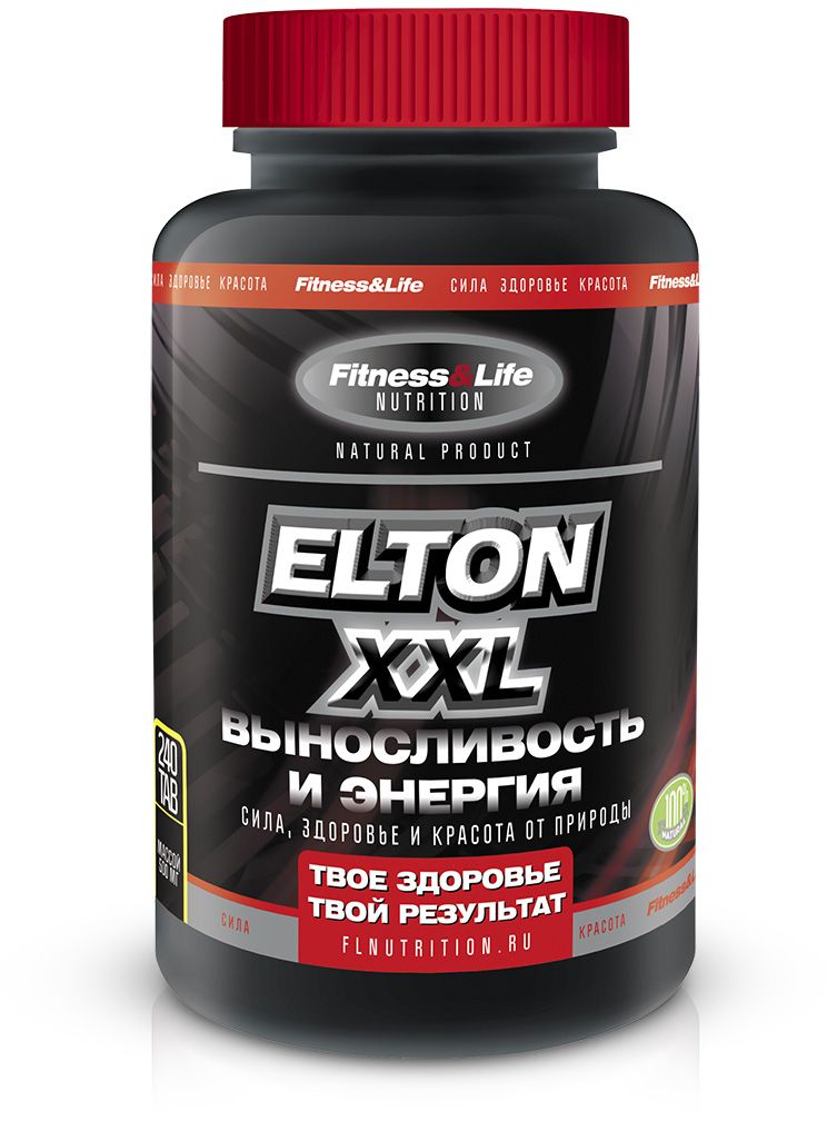 Пищевая добавка Fitness&Life Elton XXL, 240 таблеток, 240 таблеток4605920001241 Пищевая добавка Fitness&Life Elton XXL, 240 таблеток, 240 таблеток4605920001241Для максимальной выносливости и энергии! Уникальный препарат, не имеющий аналогов в мире! Рекомендуется для профессиональных спортсменов при экстремальных физических и эмоциональных нагрузках, требующих скорости, выносливости и четких действий. Поставляется Олимпийской сборной России. - Стабилизирует уровень картизола у спортсменов при истощающих физических нагрузках - Повышает общую работоспособность у спортсменов - Обеспечивает эффективную адаптацию спортсменов к тренировочному процессу - Имеет профилактические свойства при заболеваемости спортсменов в период истощающих физических нагрузок и в восстановительном периоде - Ускоряет и оптимизирует процесс акклиматизации спортсменов Наименование ингредиентов Количество ингредиентов, мг/табл Цветочная пыльца (обножка) 100,0 L-карнозин70,0 Порошок корневищ с корнями элеутерококка колючего 50,0 Маточное молочко 50,0 Аскорбиновая кислота 30,0 ?-токоферола ацетат3,0 Товар не является лекарственным средством. Товар не...