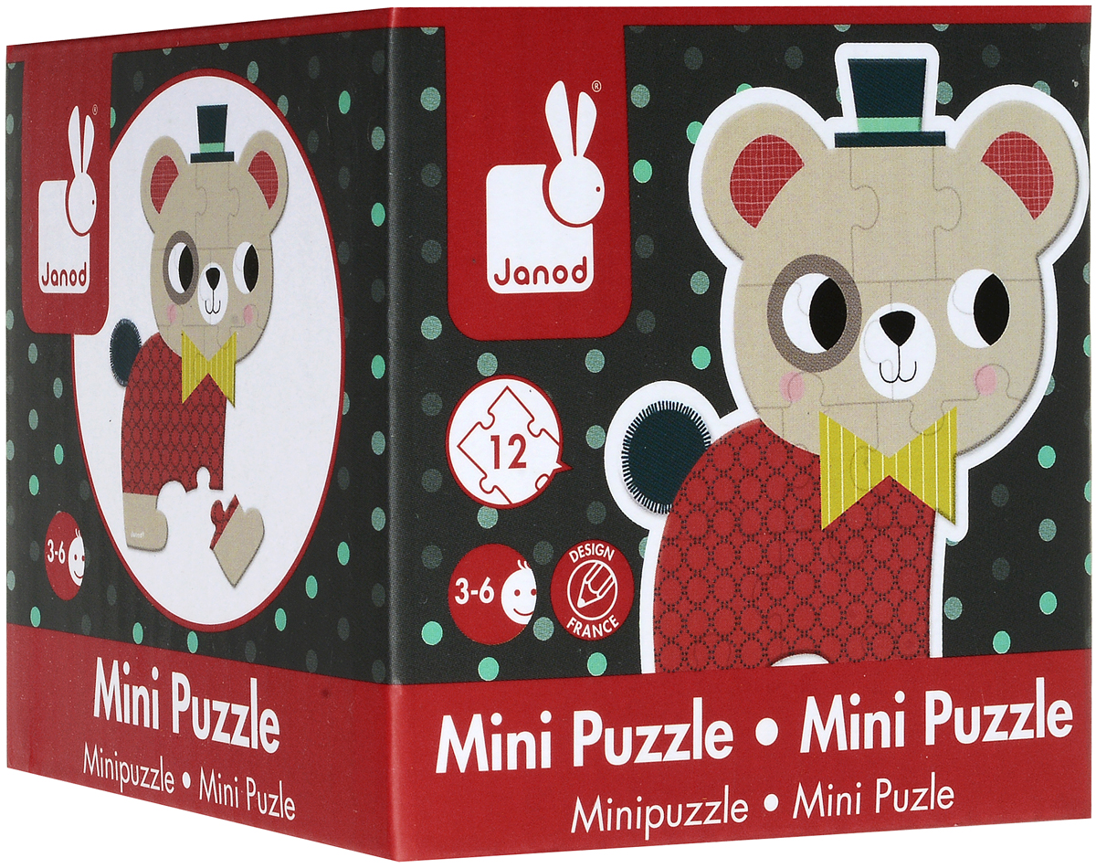 Janod Пазл для малышей Лесные друзья МишкаJ02852_мишка Janod Пазл для малышей Лесные друзья МишкаJ02852_мишкаПазл для малышей Janod Мишка - отличный развивающий подарок вашему малышу! Теперь развиваться будет легко и весело! Собрав этот пазл, включающий в себя 12 элементов, вы получите картинку с изображением забавного мишки. Пазл научит ребенка усидчивости, умению доводить начатое дело до конца, поможет развить внимание, память, образное и логическое мышления, сенсорно-моторную координацию движения рук. Крупная и яркая форма собираемых элементов картинки способствуют развитию мелкой моторики, которая напрямую влияет на развитие речи и интеллектуальных способностей. В дальнейшем хорошая координация движений рук поможет ребенку легко овладеть письмом.