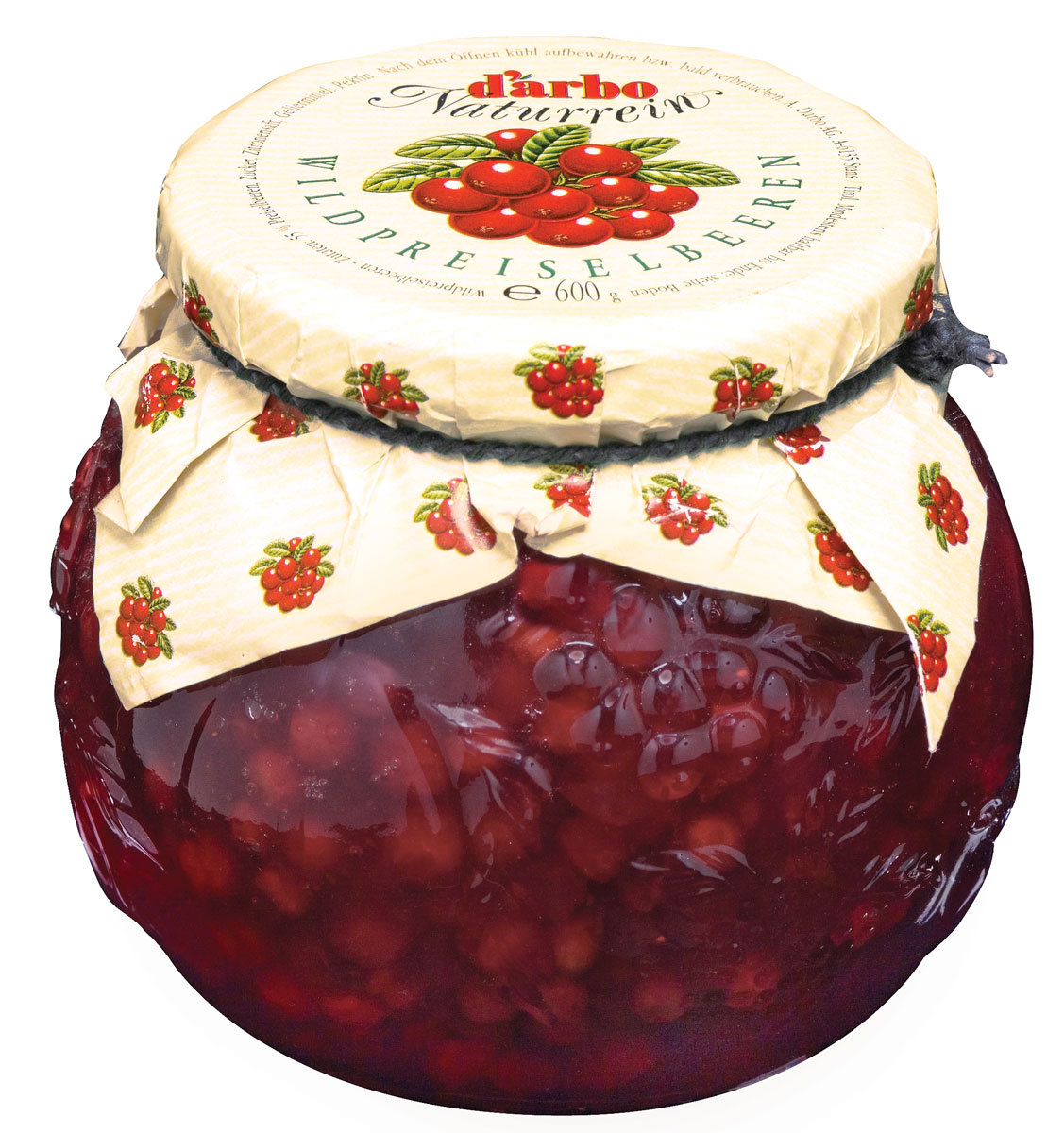 Darbo соус дикая брусника, 600 г22902 Darbo соус дикая брусника, 600 г22902Семейная фирма ДАрбо начала производство конфитюров и компотов в 1879 году. Для приготовления соуса используются отборные ягоды дикой брусники, которые поспевают в течение лета под солнцем Северной Европы. Изысканный кисло-сладкий вкус прекрасно дополнит как блюда из мяса, индейки, свинины, так и оладьи, блины или просто мороженое.