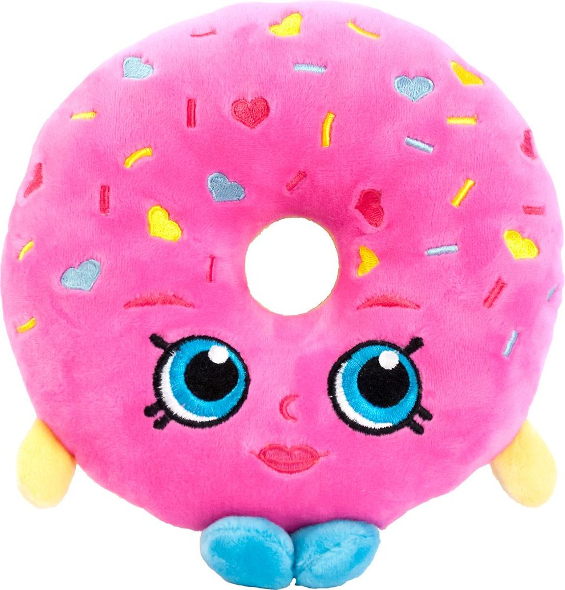 Shopkins Мягкая игрушка Пончик Делиш31632 Shopkins Мягкая игрушка Пончик Делиш31632Пончик Делиш желает подружиться с вашей маленькой хозяюшкой, чтобы вместе весело играть, развивая у крохи воображение, речь, тактильное восприятие и многое другое. Компактная игрушка в виде героини мультфильма Шопкинс легко помещается в сумочку или рюкзачок, поэтому ее удобно брать с собой в гости или в садик. Соберите всю коллекцию плюшевых игрушек Шопкинс, чтобы детские игры стали увлекательнее и разнообразнее! Мягкая игрушка Пончик Делиш ТМ Шопкинс высотой 20 см выполнена из нежного, приятного на ощупь плюша, плотно набита и декорирована высококачественной вышивкой. Товар сертифицирован. Упаковка - пакет.