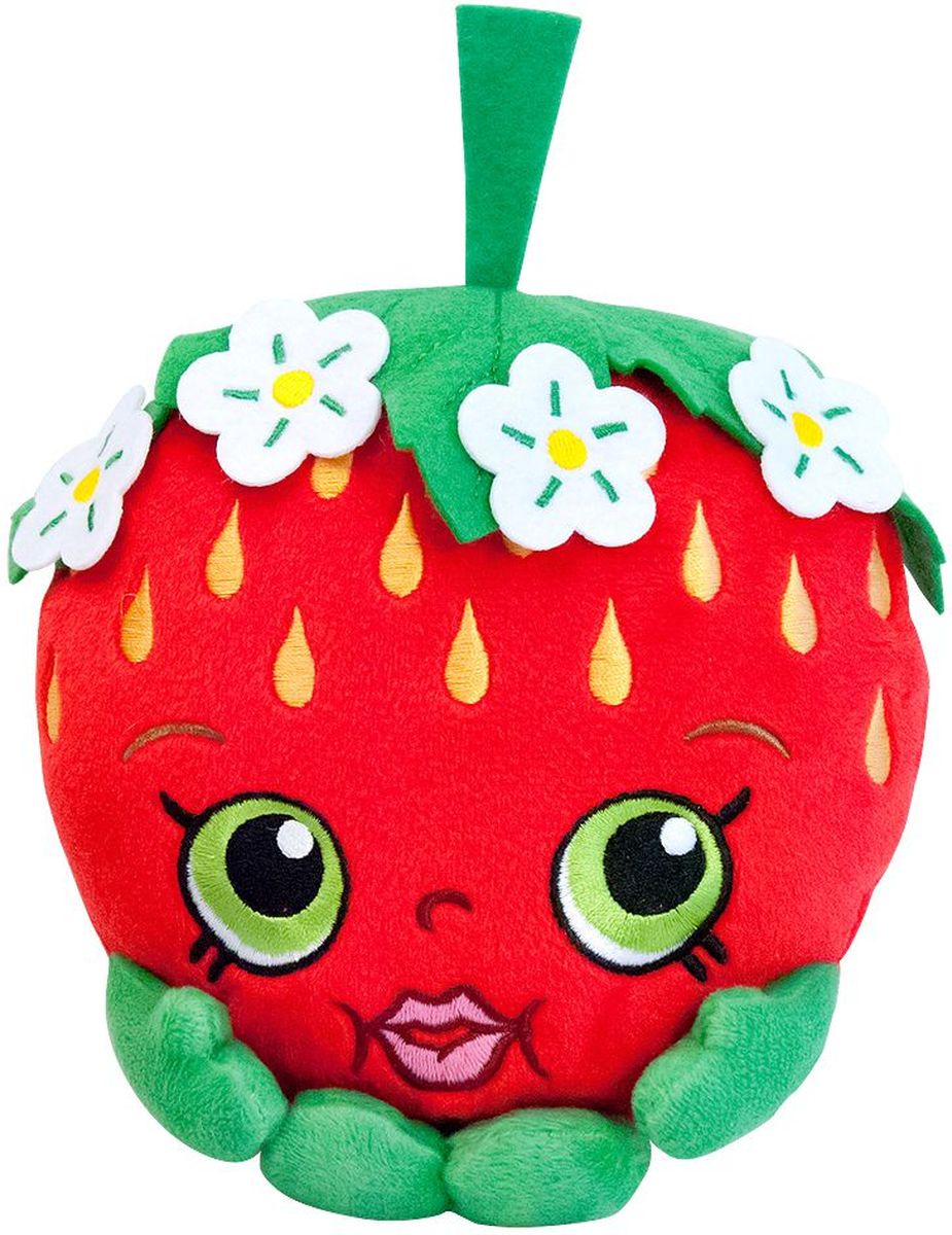 Shopkins Мягкая игрушка Клубничка Кисс31636 Shopkins Мягкая игрушка Клубничка Кисс31636Забавная мягкая игрушка в виде Клубнички Кисс из мультфильма Шопкинс порадует вашего ребенка и поможет придумать множество увлекательных игр, во время которых у малыша будут развиваться воображение, речь, тактильное восприятие и многое другое. Компактную игрушку очень удобно брать с собой в гости или в садик. Соберите всю коллекцию плюшевых игрушек Шопкинс, чтобы детские игры стали увлекательнее и разнообразнее! Мягкая игрушка Клубничка Кисс от Шопкинс высотой 20 см выполнена из нежного, приятного на ощупь плюша, плотно набита и декорирована высококачественной вышивкой. Товар сертифицирован. Упаковка - пакет.