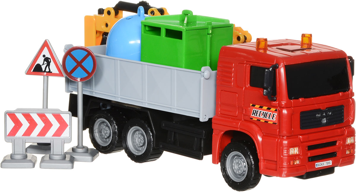 Dickie Toys Автокран цвет красный3744003_кран 1 Dickie Toys Автокран цвет красный3744003_кран 1Автокран Dickie Toys - интересная машина для ребенка, который увлекается игровой спецтехникой. Машина имеет свободный ход движения и поворотную башню крана. Крюк у крана вытягивается на веревочке. Также в комплекте 4 дорожных знака и 2 контейнера для мусора. С автокраном Dickie Toys ваш ребенок сможет развернуть настоящую строительную площадку. Играя с такой машинкой ребенок развивает фантазию, пространственное мышление и адаптируется через игру к окружающему миру.