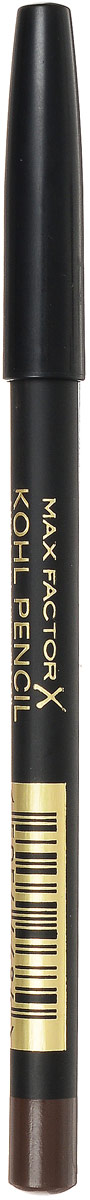 Max Factor Карандаш для глаз Kohl Pencil, тон №030 Brown, цвет: коричневый81480574 Max Factor Карандаш для глаз Kohl Pencil, тон №030 Brown, цвет: коричневый81480574Карандаш Kohl Pencil - твое секретное оружие для супер-сексуального взгляда. - Ультра-мягкий карандаш нежно касается века. - Достаточно плотный, чтобы рисовать тонкие линии. - Растушуй линию, чтобы добиться стильного неряшливого эффекта. Идеален для создания сексуального эффекта смоки айз. Протестировано офтальмологами и дерматологами. Подходит для чувствительных глаз и тех, кто носит контактные линзы. 1. Смотри вниз и осторожно растяни глаз указательным пальцем. 2. Проведи аккуратную мягкую линию вдоль роста ресниц. 3. Карандаша Kohl pencil в сочетании с тушью будет достаточно, чтобы выделить глаза. 4. Наноси карандаш над тенями для более мягкого образа или под тенями, чтобы углубить их цвет. 5. Растушуй линию с помощью ватной палочки для эффекта смоки айз.