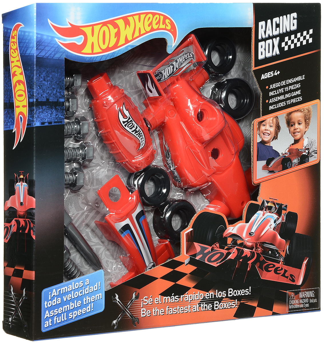 Corpa Игровой набор Юный механик Hot Wheels HW222HW222 Corpa Игровой набор Юный механик Hot Wheels HW222HW222Игровой набор Corpa Юный механик Hot Wheels позволит вашему малышу почувствовать себя настоящим механиком и погрузиться в удивительный мир техники и конструирования! Все малыши любят разбирать игрушки и изучать, как они устроены. Этот игровой набор позволит малышу самому сначала собрать, а затем разобрать гоночную модель автомобиля. Все элементы набора изготовлены из высококачественного яркого пластика. Собранной моделью можно играть как простой машинкой. С таким набором ваш ребенок весело проведет время, играя на детской площадке или в песочнице. А процесс сборки игрушки поможет малышу развить мелкую моторику пальчиков, внимательность и усидчивость. Порадуйте своего малыша такой чудесной игрушкой!