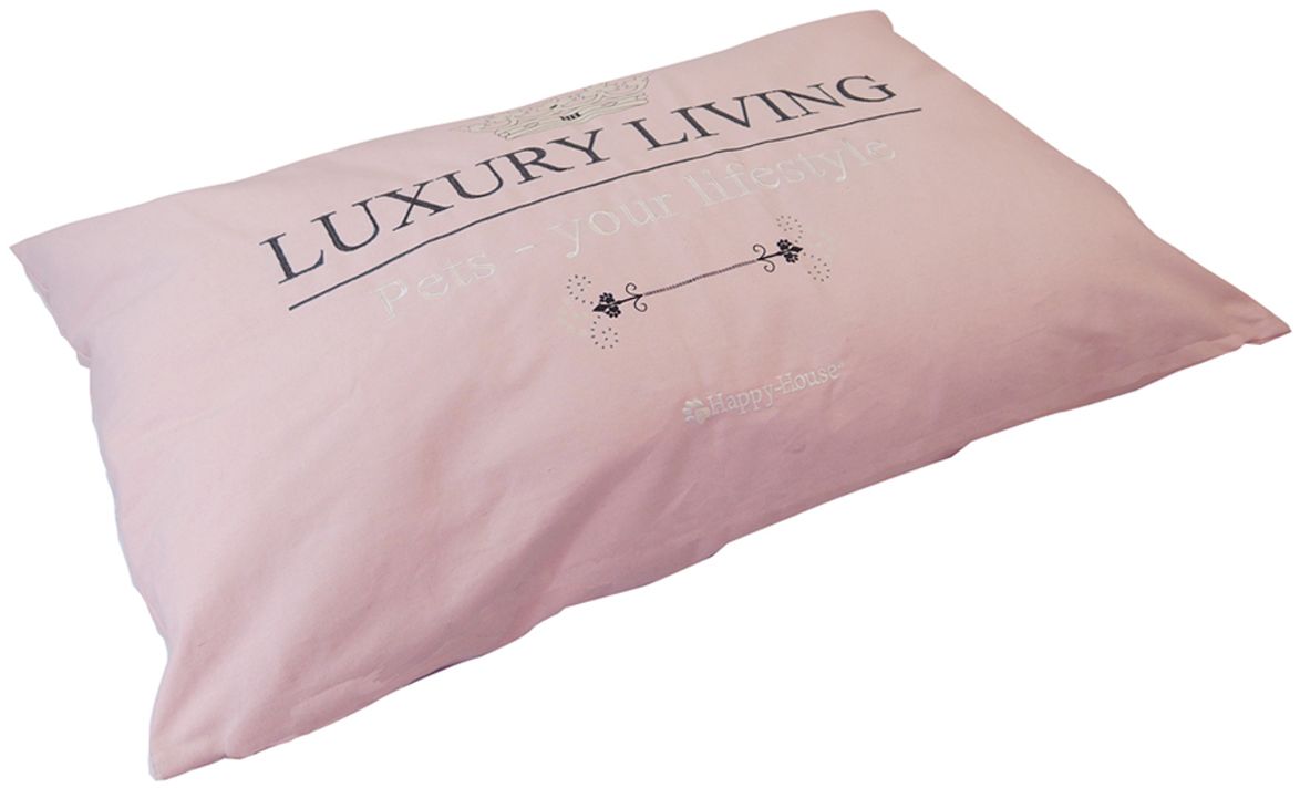 Подушка для животных Happy House Luxsury Living, цвет: розовый, 107 х 70 х 10 см4002-1 Подушка для животных Happy House Luxsury Living, цвет: розовый, 107 х 70 х 10 см4002-1Подстилка Happy House Luxsury Living прекрасно подходит для использования в автомобиле или на полу с любым покрытием. Поддерживает температурный баланс вашего питомца в любое время года. Подстилку можно использовать с двух сторон. Сверху изделие выполнено из хлопка, снизу - полиэстер с водонепроницаемой пропиткой. Такая подстилка незаменима для дома, поездок и дальних путешествий.