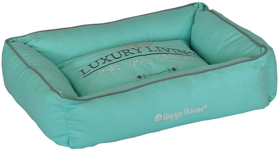 Корзина для домашних животных Happy House "Luxsury Living", цвет: мятный, 55х45х12 см