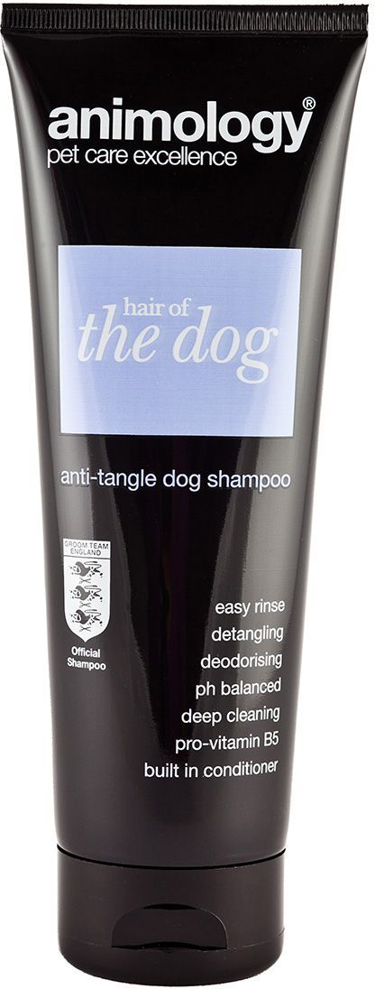 Шампунь-кондиционер Animology Hair Of The Dog концентрированный, от колтунов, 250 мл41420 Шампунь-кондиционер Animology Hair Of The Dog концентрированный, от колтунов, 250 мл41420Шампунь-кондиционер Animology Hair of the dog (Хеа-ров зе дог) обогащён витаминами, с добавлением кондиционера. Шампунь рекомендован для борьбы с колтунами. Придает шерсти эластичность, устраняет сухость и способствует поддержанию pН баланса кожного покрова. Оживляет шерсть, способствует объёму, питает и дезинфицирует. Розничная упаковка: Тюбик 250 мл Инструкция по применению: Намочите шерсть животного теплой водой, нанесите разведённый в воде шампунь-кондиционер, вспеньте его, тщательно ополосните и высушите. При необходимости повторите процедуру ещё раз. Рекомендовано разбавлять водой в пропорции 1:15.