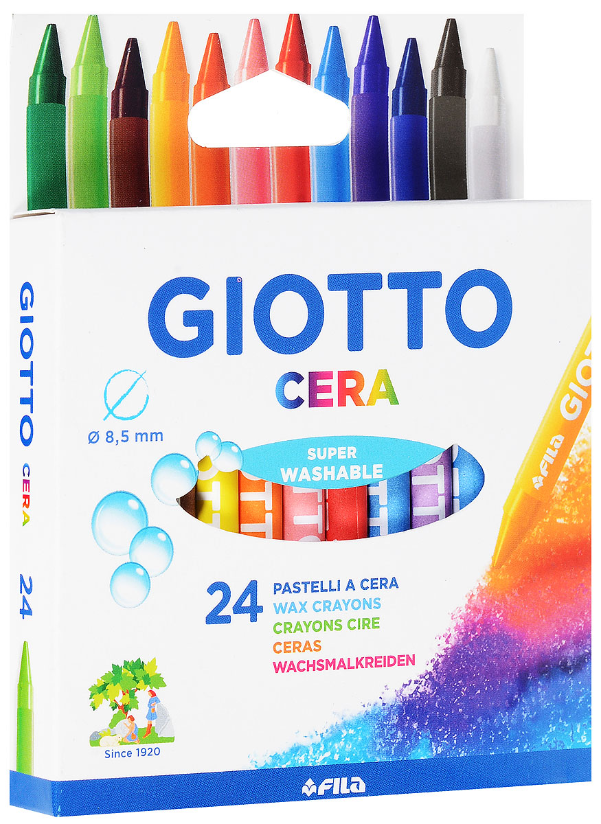 Восковые карандаши Giotto Cera Maxi, 24 цвета282200 Восковые карандаши Giotto Cera Maxi, 24 цвета282200От производителя Восковые утолщенные карандаши Glotto Cera Maxi прекрасно подойдут для развития детского творчества. Карандаши изготовлены на основе полимерных восков, натуральных наполнителей и высококачественных пигментов. Они не пачкаются, не ломаются, мягкие, прочные, без запаха. Карандаши отличаются яркими и насыщенными цветами, позволяют проводить мягкие и ровные штрихи. Восковые карандаши помогут ребенку развить творческие способности, воображение, цветовосприятие, мелкую моторику рук, усидчивость и аккуратность. Порадуйте своего ребенка таким восхитительным подарком! В комплекте: 24 восковых карандаша. Восковые утолщенные карандаши Glotto Cera Maxi прекрасно подойдут для развития детского творчества. Карандаши изготовлены на основе полимерных восков, натуральных наполнителей и высококачественных пигментов. Они не пачкаются, не ломаются, мягкие, прочные, без запаха. Карандаши отличаются яркими и насыщенными цветами, позволяют проводить мягкие и...