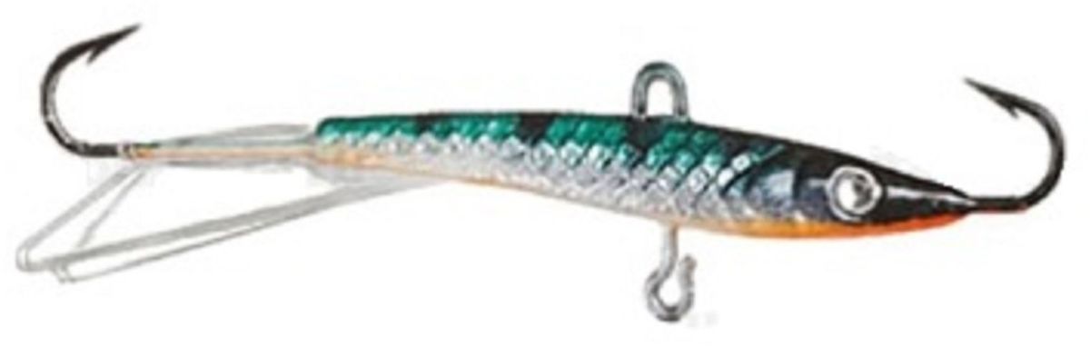Балансир Finnex. Swarovski, длина 6 см, вес 7 г. BLS-06-MSTBLS-06-MST Балансир Finnex. Swarovski, длина 6 см, вес 7 г. BLS-06-MSTBLS-06-MSTБалансир Finnex. Swarovski удлиненной формы с игрой широкого радиуса и наклонами на поворотах, предназначен для ловли на мелководье и в стоячей воде, в основном для ловли окуня. Форма этого балансира напоминает мелкую рыбку. Балансир оснащен глазком из кристалла Swarovski, что делает его более заметным, что позволяет привлечь рыбу с более дальнего расстояния.