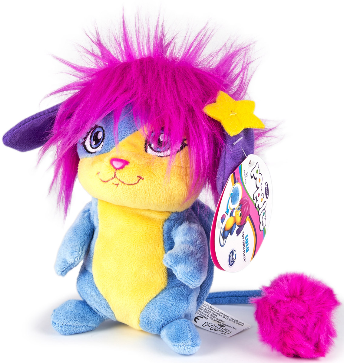 Popples Мягкая игрушка Popples 20 см56300 Popples Мягкая игрушка Popples 20 см56300Плюшевая игрушка 20 см, сворачивается в плюшевый шар