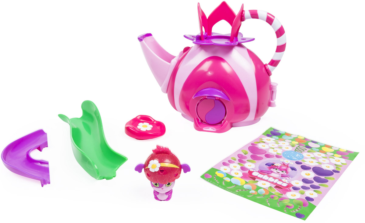 Popples Игровой набор Чайный домик56306 Popples Игровой набор Чайный домик56306Игровой набор Popples - это оригинальный домик, в котором живут малыши Поплс! Он выполнен в виде аккуратного чайника розового цвета, с оригинальной ручкой и окошком. Чайник раскладывается - и вот перед нами домик для прыгушей! В комплект также входит симпатичная фигурка-трансформер малыша-прыгуша. Очень интересная и яркая игрушка обязательно понравится каждой девочке!